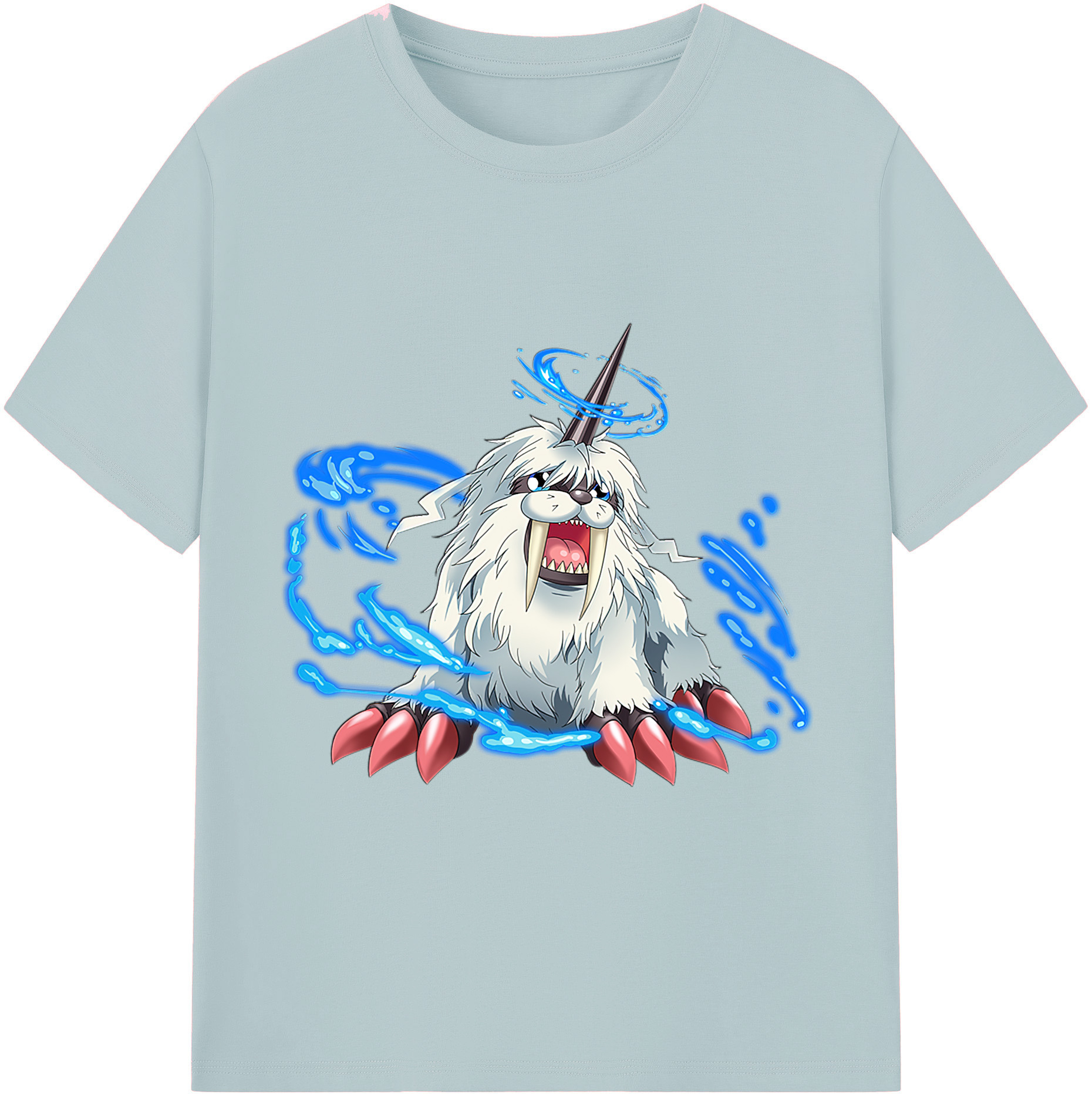 （画像用） Digimon デジタルモンスター/デジモン 綿100％半袖Tシャツ（フロントプリント）